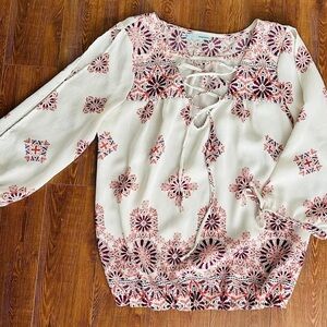 Maurices boho cold shoulder top